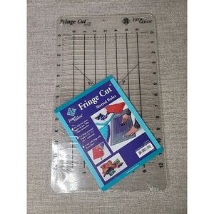 Fringe Cut Slotted Ruler By June Tailor JT-789 Clear Unopened
